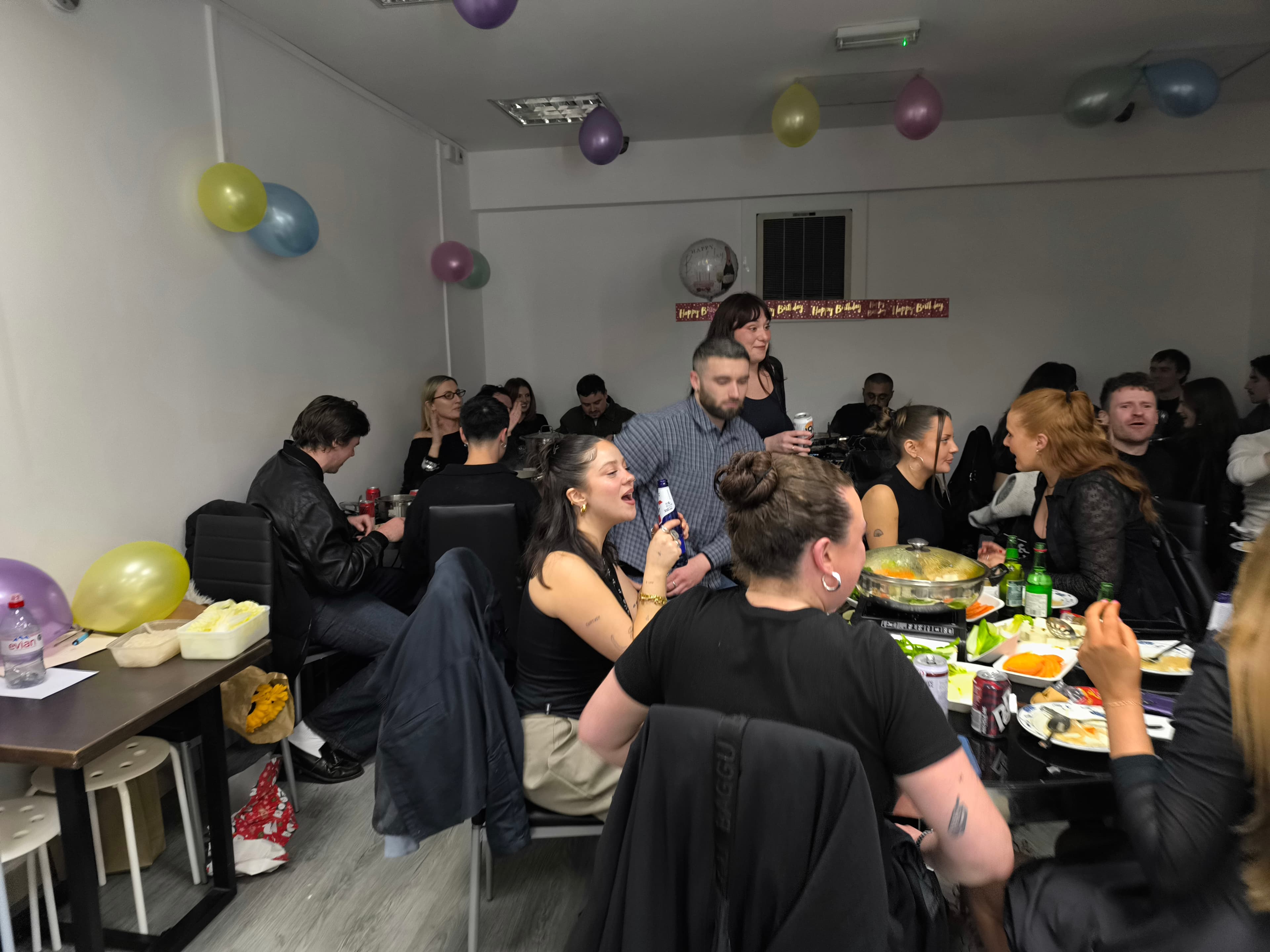 Group birthday meal at New Wok's Cooking